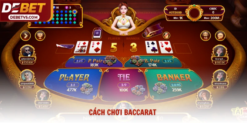 Cách chơi baccarat