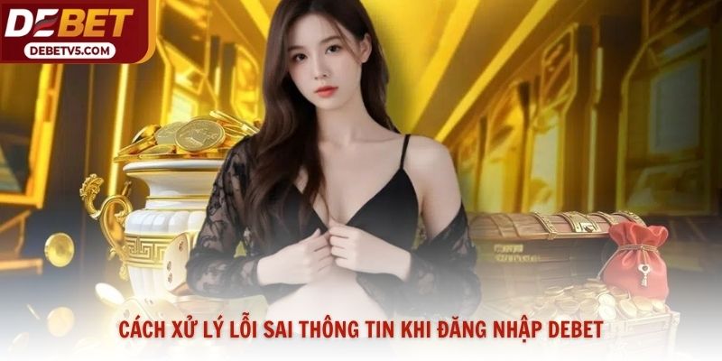 Cách xử lý lỗi sai thông tin khi đăng nhập Debet
